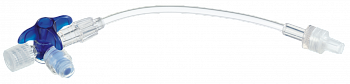 Кран 3-ходовой Дискофикс С с Сэйффлоу 360° синий линия 50 см купить в Королёве