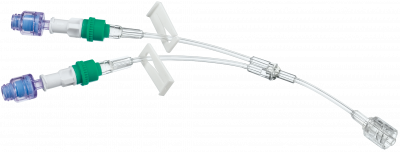 Удлинительная Y-линия с 2-мя коннекторами Сэйффлоу и возвратным клапаном 12 см купить оптом в Королёве