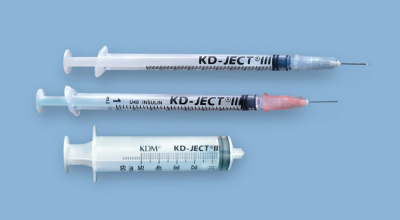 Шприц инъекционный 3х-компонентный с иглой G29 (0,33х12мм) 1мл инсулиновый U-100 — 100 шт/уп купить оптом в Королёве